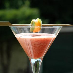Cocktail pétillant melon