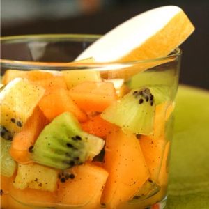 Salade de fruits melon et kiwi
